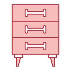 Drawer Table Icon Design