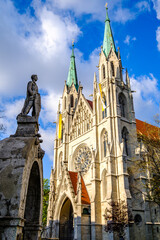 Fototapeta na wymiar St. Peter and Paul Church in Munich
