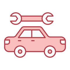 Car Repairing Icon Design