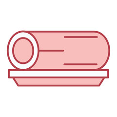 Roll Cake Icon Design