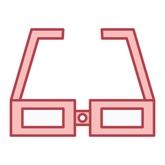 Camera Glasses Icon Design