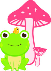 illustration of a mushroom