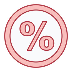Percentage Icon Design