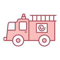 Fire Truck Icon Design