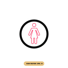 toilet icons  symbol vector elements for infographic web