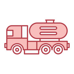 Tanker Truck Icon Design