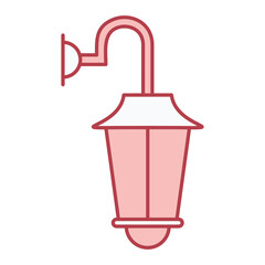 Wall Lamp Icon Design