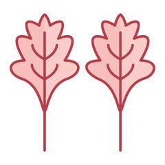 Fototapeta premium Arugula Icon Design