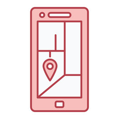 Mobile Gps Icon Design