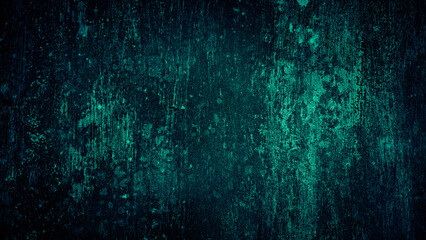 dark green grungy texture cement concrete wall abstract background 