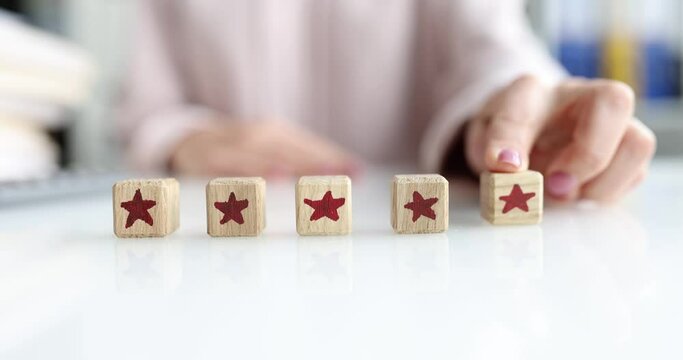 Adding a fifth star in customer review of services
