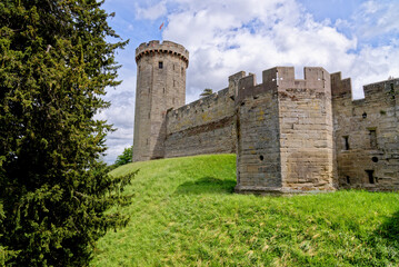 Medieval Warwick Castle in Warwickshire - England