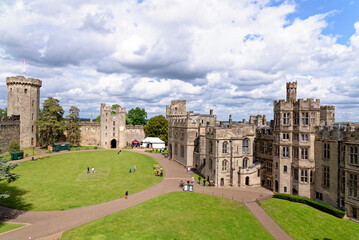 Fototapeta premium Medieval Warwick Castle in Warwickshire - England