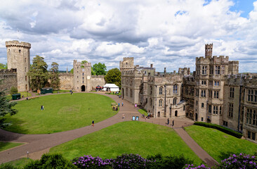 Medieval Warwick Castle in Warwickshire - England