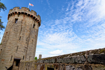 Medieval Warwick Castle in Warwickshire - England