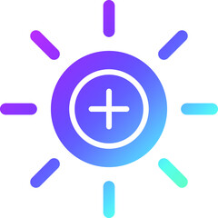 Fototapeta premium Brightness Vector Icon Design Illustration