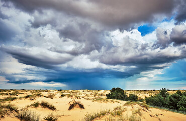 Oleshky Sands is a desert in Ukraine.