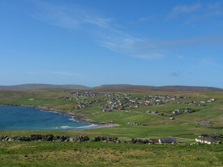 Obraz premium die schottischen Shetland-Inseln