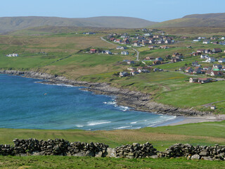 die schottischen Shetland-Inseln