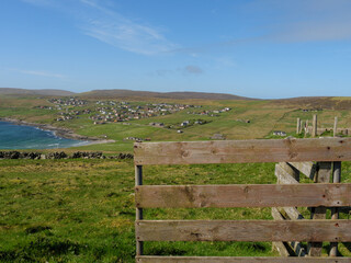 Fototapeta na wymiar die schottischen Shetland-Inseln