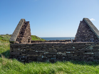 die schottischen Shetland-Inseln