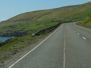 die schottischen Shetland-Inseln
