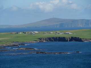 die schottischen Shetland-Inseln