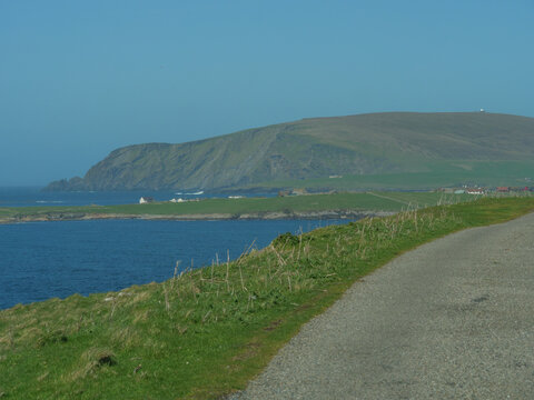 Fototapeta Die Shetland-Inseln in Schottland