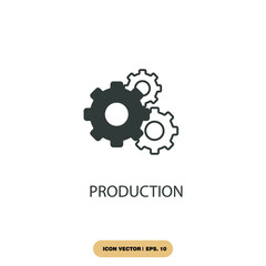 production icons  symbol vector elements for infographic web
