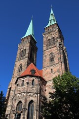 Fototapeta na wymiar German town - Nuremberg