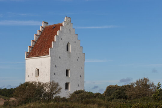 Versandete Kirche bei Skagen.