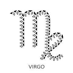 Zelfklevend Fotobehang Horoscoop zodiac signs-06