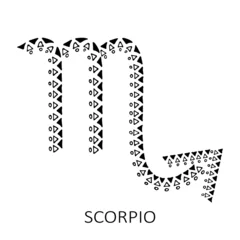 Tuinposter Horoscoop zodiac signs-08