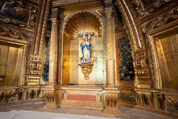 Altar Religión católica en la Abadía del Sacromonte, Andalucía, España