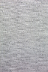 Obraz premium Linen canvas texture for painting close-up photo. Flax pattern painted with white paint macro photography.