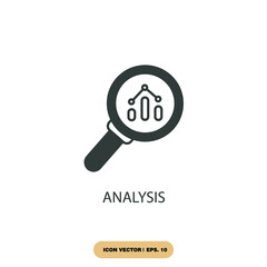 analysis icons  symbol vector elements for infographic web