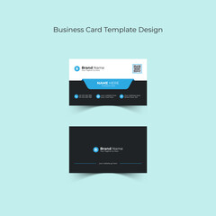 Business Card, Visiting Card, Id Card Design Template with creative, modern, professional and eye catching vector layout for your brand and identity