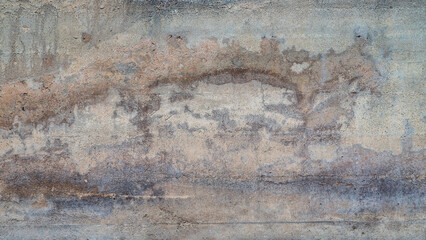 urban texture and background old gray grunge concrete wall with stains