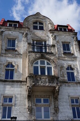 Fototapeta premium Old building on Market Square. Myslowice, Poland.