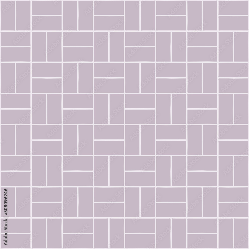Poster interior tile pattern. vector decor of double tiles of the same color, seamless tile space. decorati