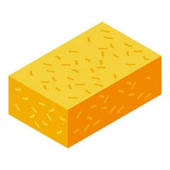 Farm bale icon isometric vector. Hay straw. Grass wheat