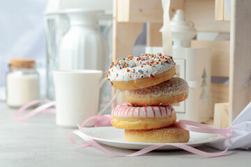 Sweet delicious tasty donuts.