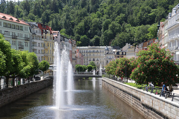 Bäderstadt Karlsbad - Karlovy Vary in Böhmen - Tschechien