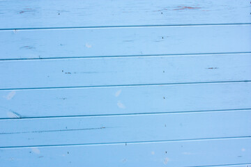 Blue painted boards background. Plank texture