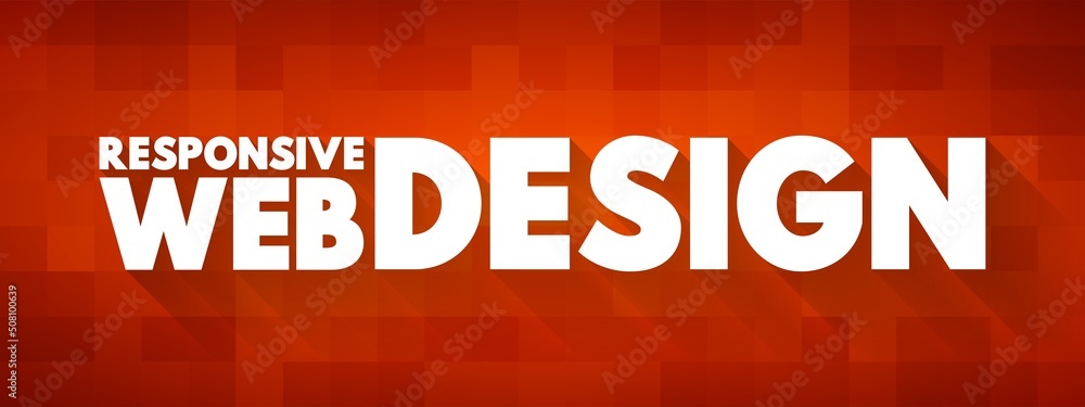 Poster Responsive Web Design is an approach to web design that aims to make web pages render well on a variety of devices and screen sizes, text concept background