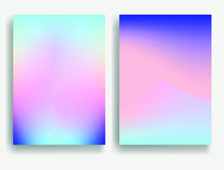 Obraz premium Holographic background . Modern art design . Graphic mesh glitched poster . Trendy defect error background . Glitched artwork .Hologram effect .