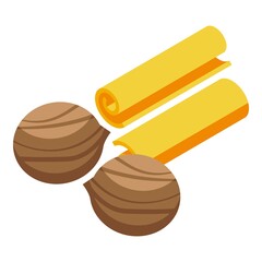 Taste food sommelier icon isometric vector. Wine glass. Drink party