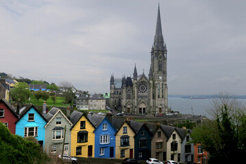 Fototapeta na wymiar View of Cobh, County Cork, Ireland