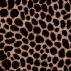 Leopard watercolor pattern. Dye tie animal beige and brown stains. Cheetah, panther, jaguar skin print.