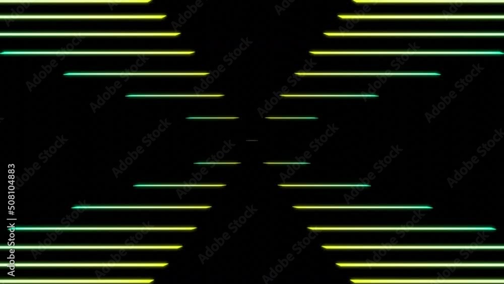 Poster abstract gradient parallel lines moving and creating an x letter. design. horizontal stripes moving 